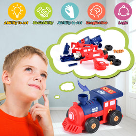 DICROON take-apart ABS plastic toy materials ensure safe durable play