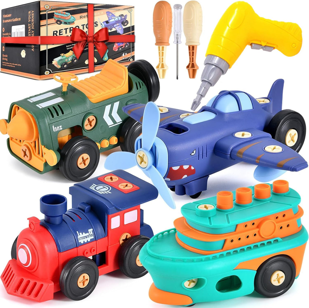 DICROON take-apart airplane design parts for STEM exploration