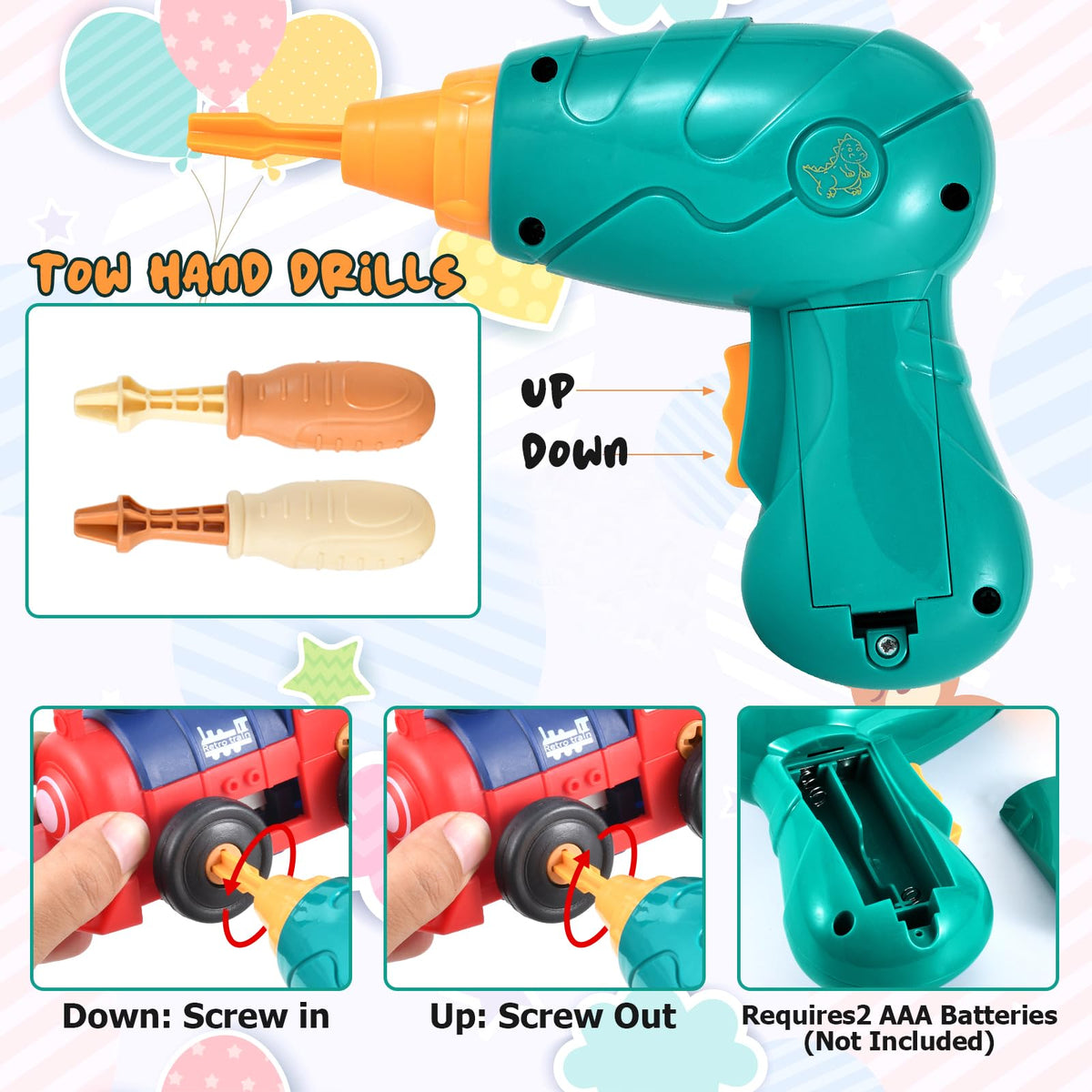 DICROON take-apart ship construction kit promotes problem-solving