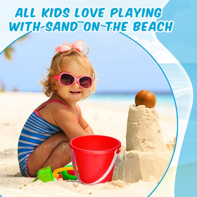 Didaey colorful beach toys pack enhances sunny day adventures.