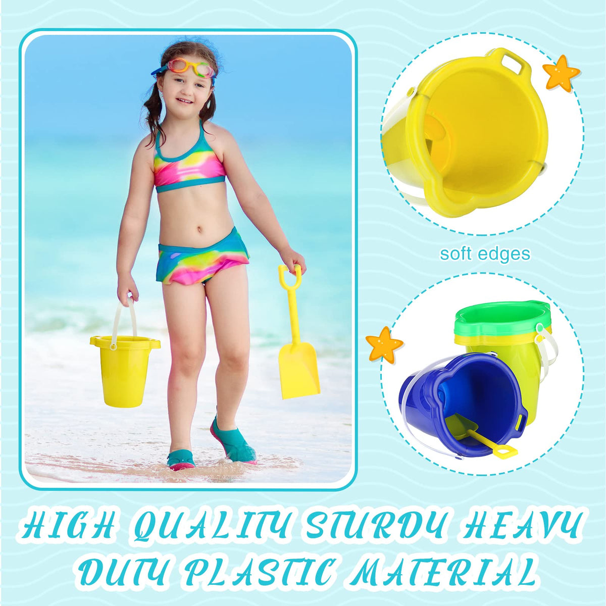 Didaey gift-ready beach set adds color to any outdoor activity.
