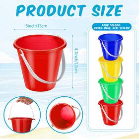 Didaey sand bucket with ergonomic handles supports comfortable grip.