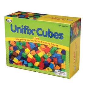 Didax Unifix Cubes in a bright stack support hands-on early math learning