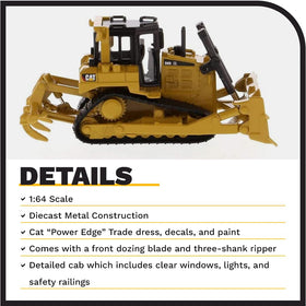Diecast Masters D6R XL top view reveals clean silhouette ideal for shelf display.
