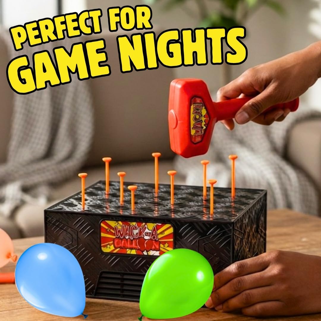 DiFFY TOYS AND GAMES Wack A Balloon balloons 200-count image highlights plentiful popping fun options