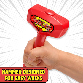 DiFFY TOYS AND GAMES Wack A Balloon instructions label conveys easy setup and quick learning