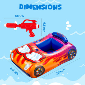 DIFOLA inflatable pool float: durable and easy to fold