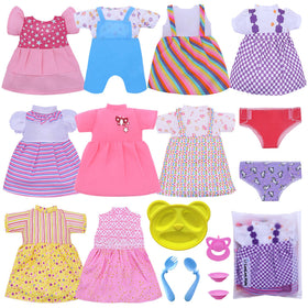 Digabi baby doll clothes with 360 sewing detail for realistic wrap-around outfits.
