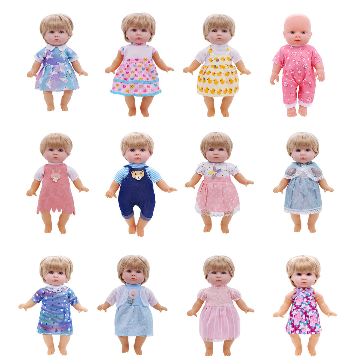 Digabi doll pajamas set in soft fabric for cozy bedtime dressing.