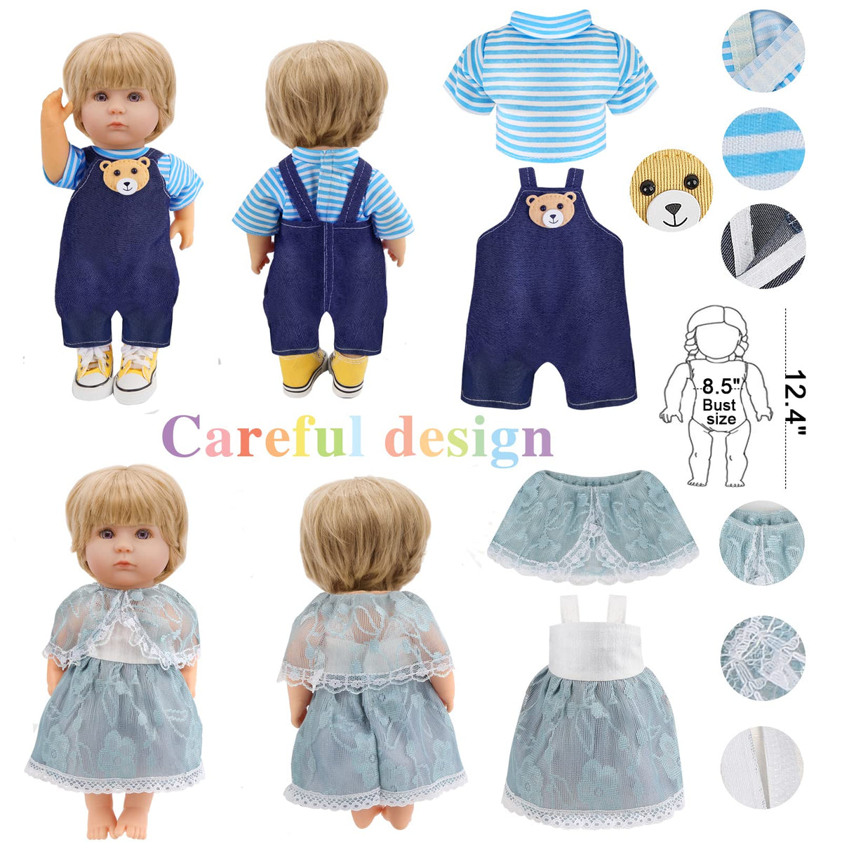Digabi premium materials like wool and silk-like fabric for gentle wear.