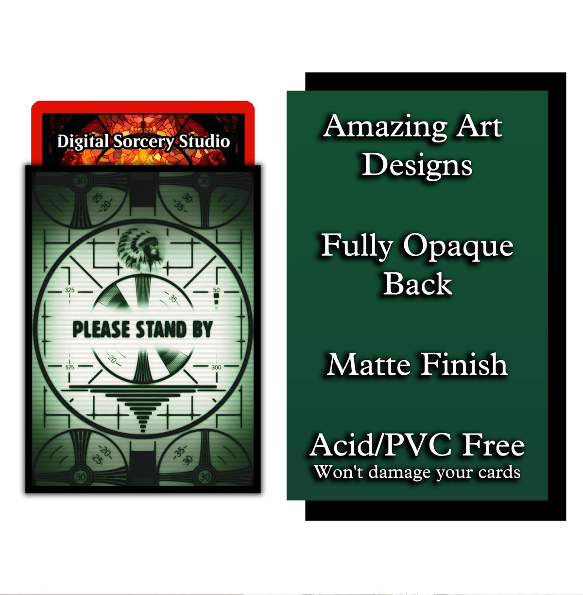 Digital Sorcery Studio double-sleeved deck showcase maintains card longevity and pristine appearance.
