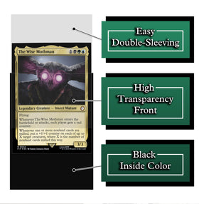 66mm x 92mm standard size fit optimized for MTG and other TCG cards.
