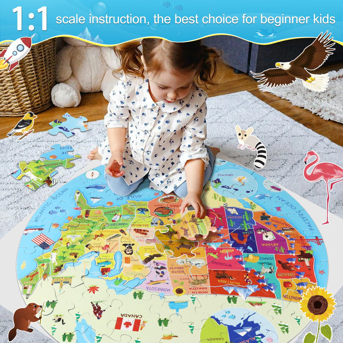 DIGOBAY large-piece design makes it easy for small hands to handle during play.