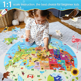 DIGOBAY large-piece design makes it easy for small hands to handle during play.