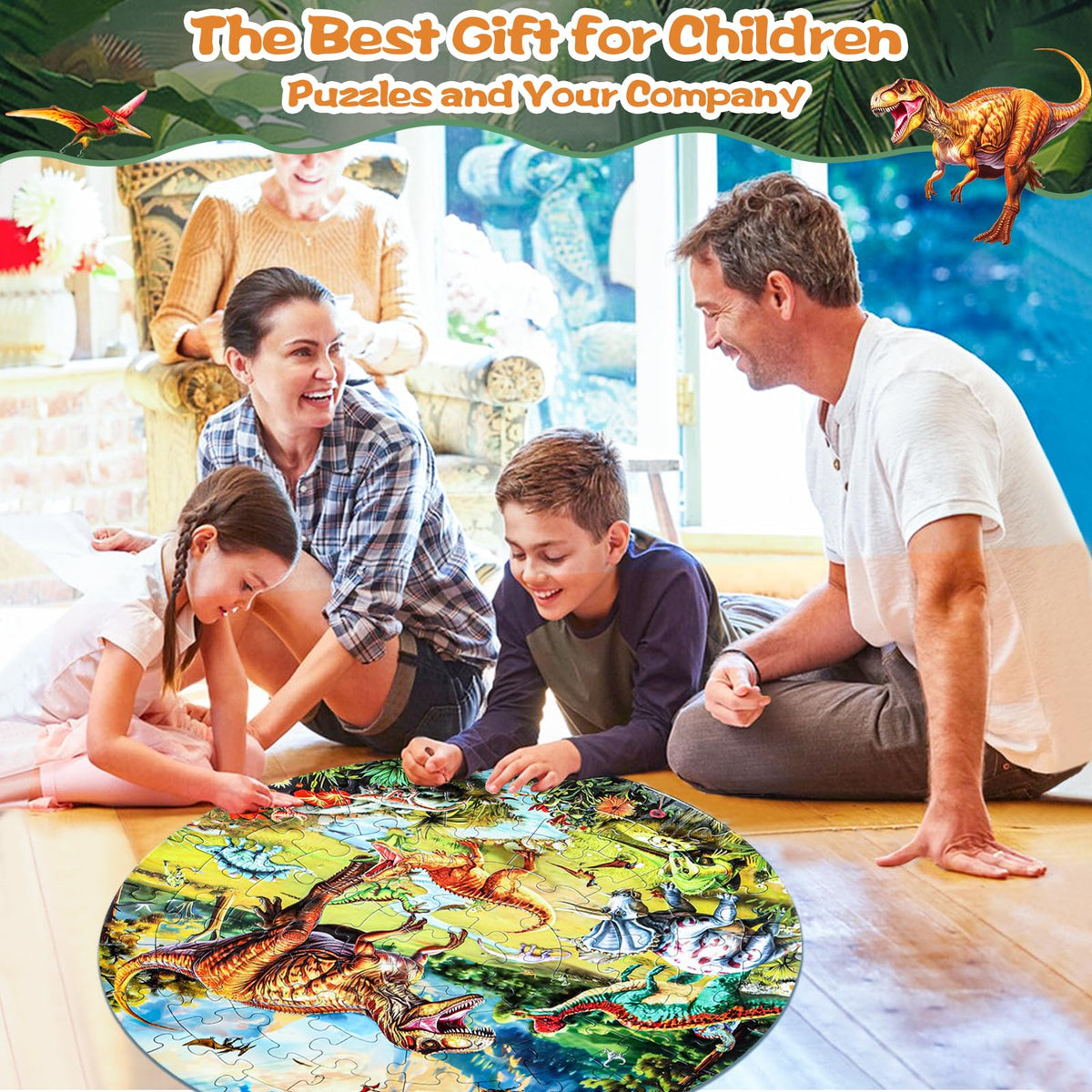 DIGOBAY kids enjoying puzzle promotes patience, focus, and collaborative play
