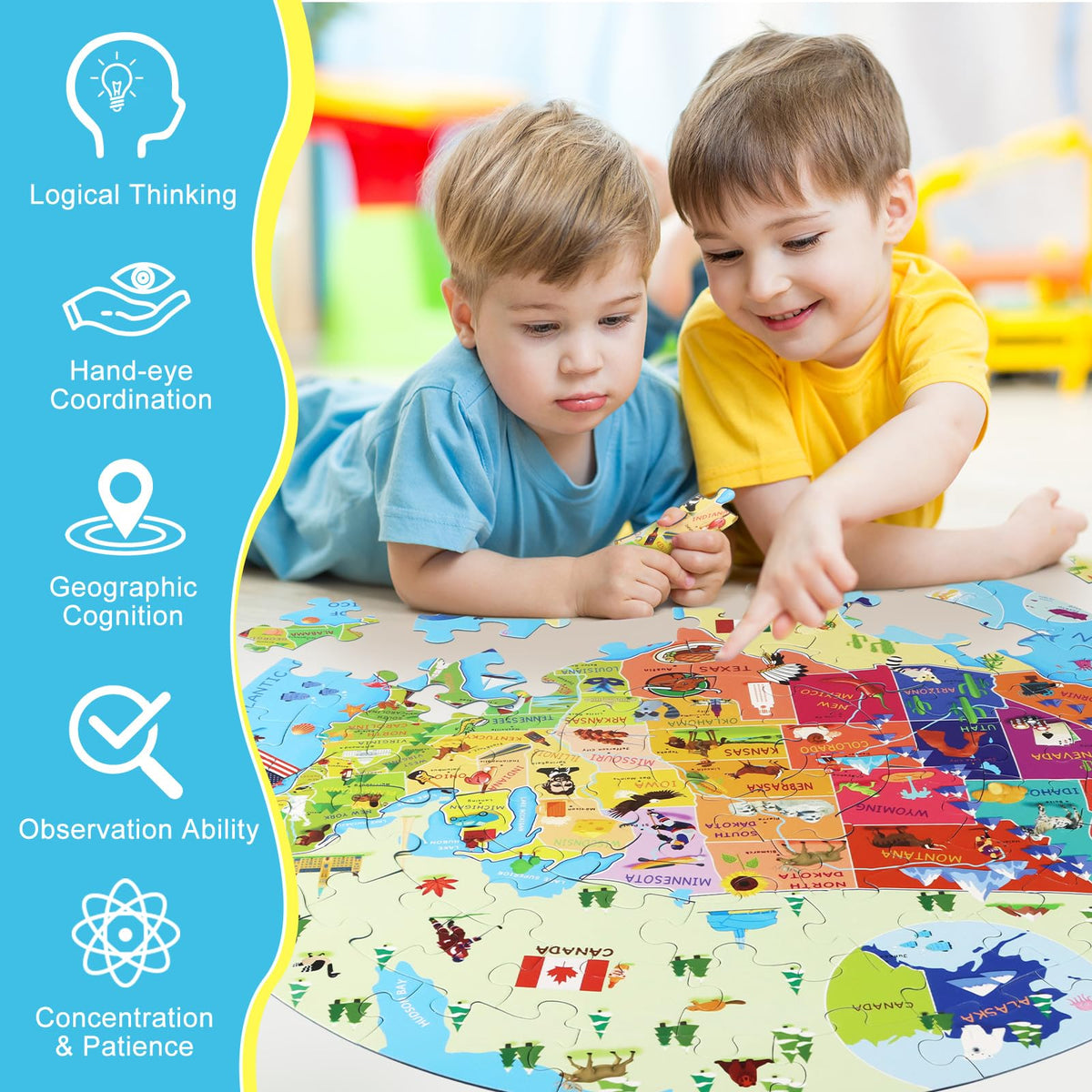 DIGOBAY durable cardboard puzzle stands up to repeated assembly sessions.