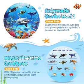 DIGOBAY safe blue cardboard pieces ensure kid-friendly, edge-safe puzzle play.