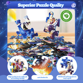 DIGOBAY seventy-piece puzzle measures 22.8 inches for sturdy play.