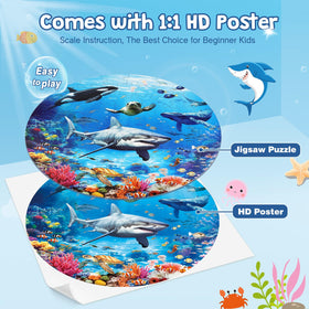 DIGOBAY vivid ocean creatures like fish and seahorses spark imagination.