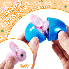 Digwry egg hides plush bunny for keepsake rewards
