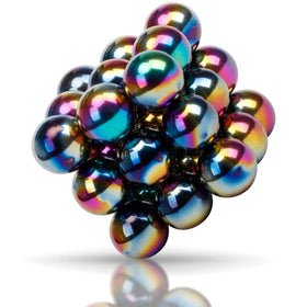 Dilabnba rainbow hematite magnetic ball – side view for one-handed play and focus