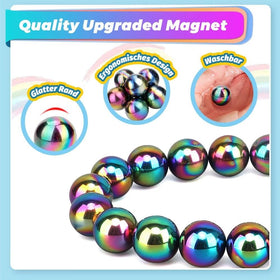 Dilabnba rainbow hematite magnetic ball – toss action with sound and spin