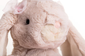 DILLY DUDU bunny plush with weighted ears and legs for poseability
