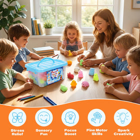Dimatima 110-pack sea animals mochi squishy ideal for stocking stuffers and play.
