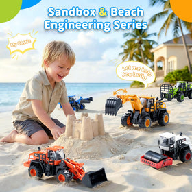 Dimoarch construction truck playset encouraging imaginative roleplay and durable build.