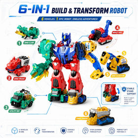 Dimoarch combined giant robot view for epic DIY storytelling