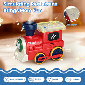 Dimoarch electric train set dump truck focus sparks creative sorting and cause-and-effect play.