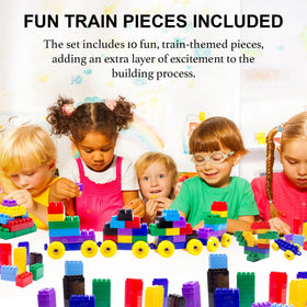 Dimple blocks for ages 3+ provide durable, safe construction play.