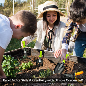 Dimple garden wagon toy set—rounded edges ensure child safety during play