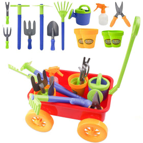 Dimple garden wagon toy set—compact storage for tidy playrooms