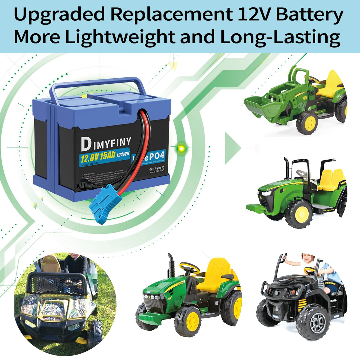Dimyfiny 2A fast charger facilitates quick replenishment between rides