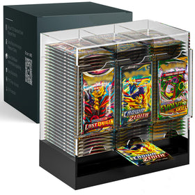 Dinavio Crafthouse 3-Slot Dispenser front view with clear acrylic and black base
