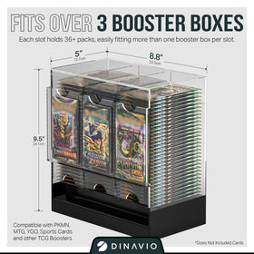 Dinavio Crafthouse 3-Slot Dispenser side view showing accessible openings