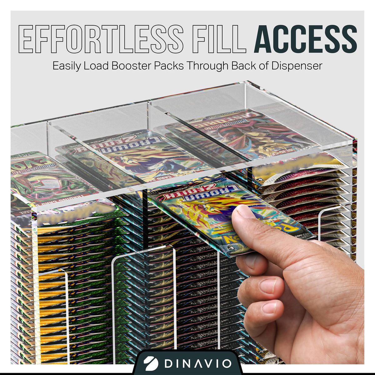 Dinavio Crafthouse 3-Slot Dispenser stacked setup for expanded display
