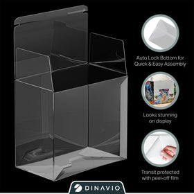 Dinavio Crafthouse peel-off film ensures clean visibility with simple removal.