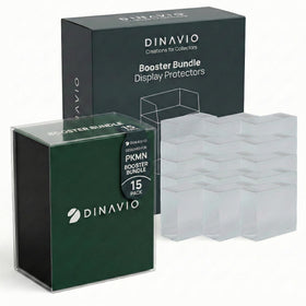 Dinavio Crafthouse crystal-clarity protector keeps PKMN bundles visibly pristine.