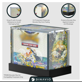 Dinavio Crafthouse PKMN Booster Box Case interior dimensions ensure proper fit.
