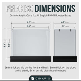 Dinavio Crafthouse PKMN Booster Box Case magnet lid detail emphasizes top loading access.