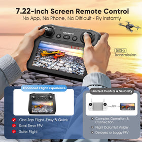 Dingdongwu GPS Drone 2K camera delivers clear aerial footage with adjustable lens.