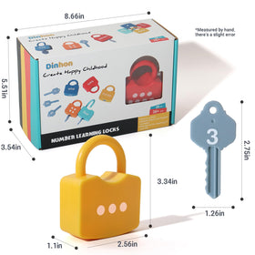 Dinhon classroom-friendly math toy for preschool centers and group play