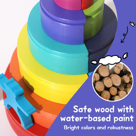 Dinhon Montessori-inspired design fosters focus and creative construction.