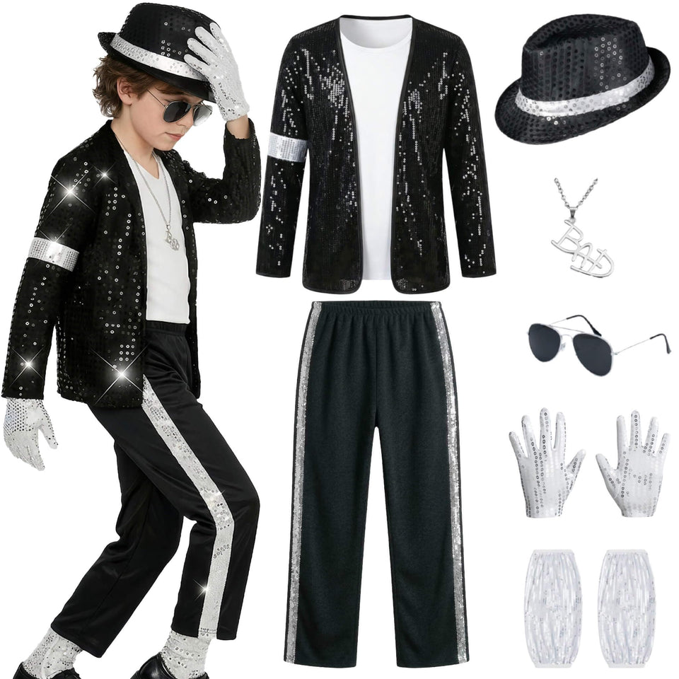 Dinizimo Dance Star costume sequined shirt for vibrant stage looks