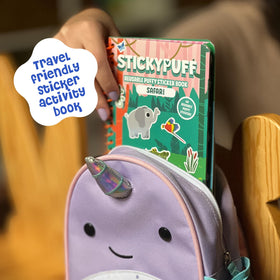 DINO MINI Stickypuff colorful scenes encourage screen-free entertainment and creativity
