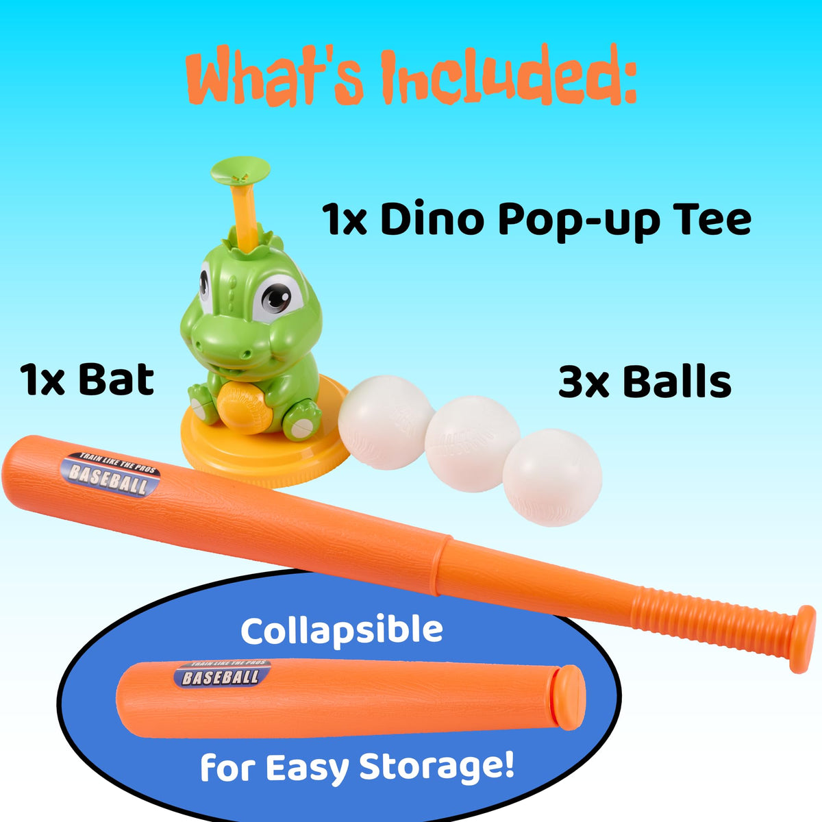 Child-friendly lightweight bat and safe balls support confident swings.