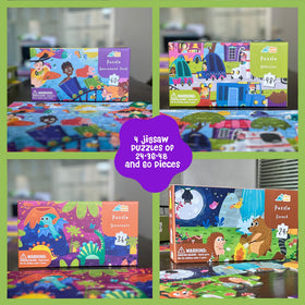 DINO MINI Dinomini 24-piece puzzle for beginner builders and steady progress.
