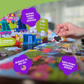 DINO MINI Dinomini family-friendly puzzle set ideal for classroom or home learning.
